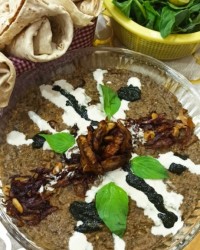 کشک بادمجون کبابی .