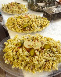 سالاد ماکارونی خوشمزه