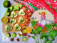 فینگر فود خیار و پنیر