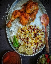 مرغ گریل شده