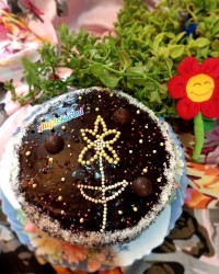 کیک شکلاتی (تولدم مبارک)