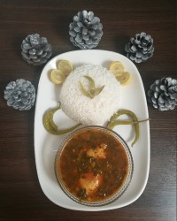 خورش آلو گشنیز