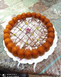 کیک هل گلاب