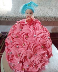 کیک تولد دخترگلم