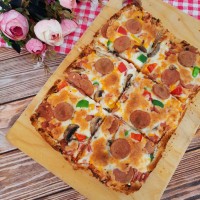 پیتزا بدون خمیر