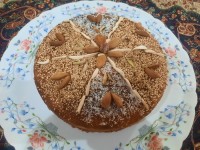 سلام دوستان گلم کیک باقلوای میان پر