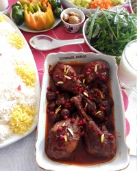 خورش مرغ ناردونی