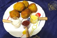 توپک سیب زمینی با پنیر پیتزا