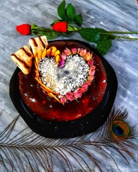 کیک هفتمین سالگرد عقدمون ❤ کیک زرافه همرابا گاناش نشاسته وآب