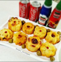 کیک سیب زمینی نمکی