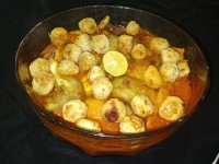 خورشت بادمجان با گوشت قل قلی