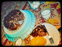 کیک زبرا بدون فر و همزن برقی