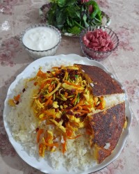 هویج پلو مجلسی