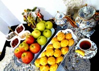 کلوچه های زعفرانی