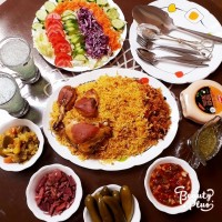 هویج پلو با مرغ خوشمزه جانم جاتون سبز