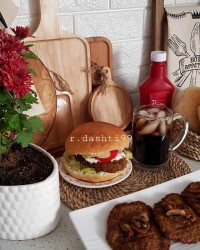 همبرگر_خونگی