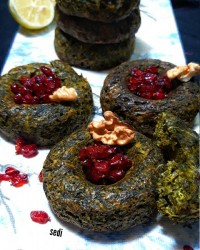 کوکو سبزی قالبی در فر