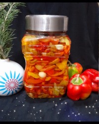 ترشی فلفل دلمه ای