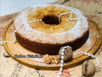 کیک موز و گردو