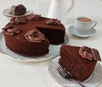 کیک شکلاتی ساده