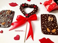 شکلات تخته ای مغز دار