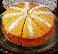 کیک شربتی زعفرونی