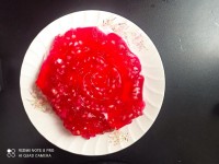 ژله شیر و انار