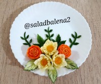 گل باسیب زمینی وهویج