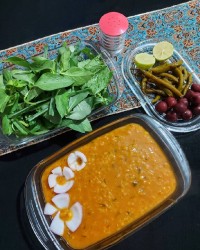 خورشت دال عدس