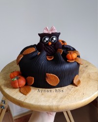 کیک با خمیر شکلاتی