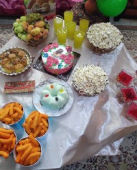 میز تولد دخترم