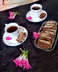 رنگینک رولی دو رنگ