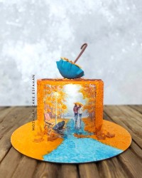 کیک پاییزی دلبرانه