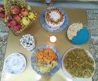 تولد مامان و بابا جونم کیک با دیزاین تم پاییزی