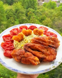 شویدپلو باماهی سالمون