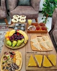 چیز کیک انبه ساندویچ تن ماهی