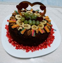 کیک شکلاتی موزی