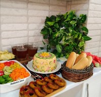 سالاد الویه دونات مرغ