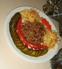 خوراک گردن بوقلمون