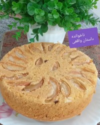 کیک سیب و کشمش