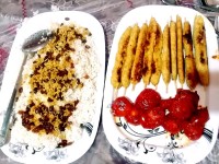 کباب مرغ تابه ایی