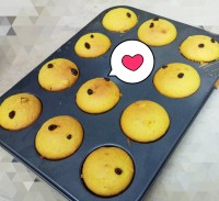 کاپ کیک زعفرونی ??