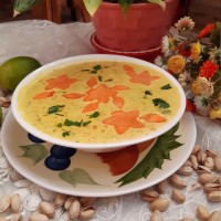 سوپ پیازچه بامرغ