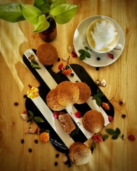 کاپ کیک یک تخم مرغی نسکافه ای