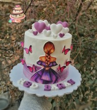کیک دخترانه