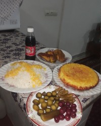 برنج ومرغ باتچین یه شام خوشمزه جای شماخالی?