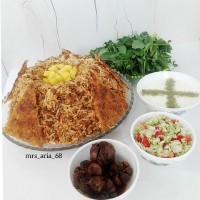 شوید پلو با گوشت چرخکرده