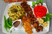 نخود پلو با گوشت