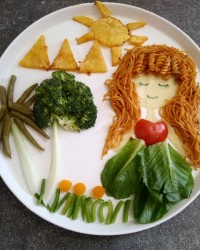 روز جهانی غذا تزیین برای مدرسه دخترم