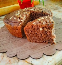 کیک کاکائویی مغزدار کیک قابلمه ای